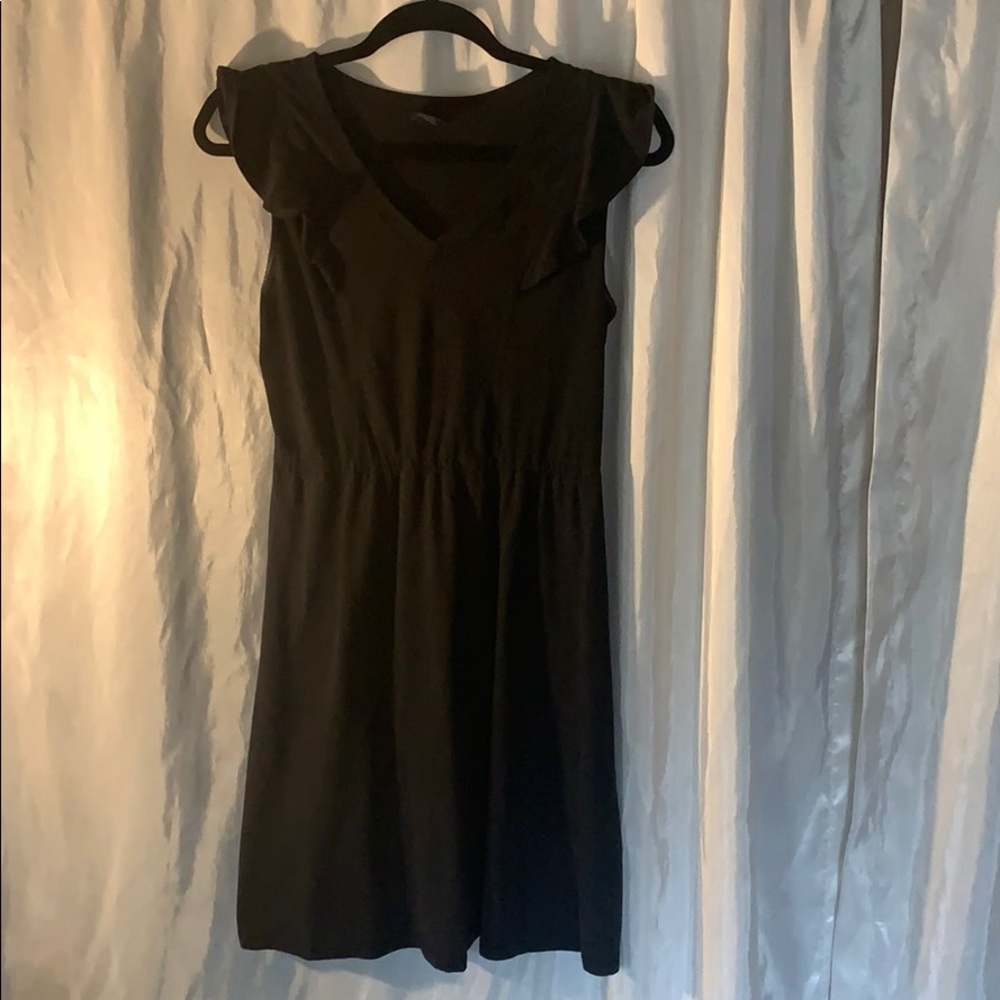 Black cotton dress